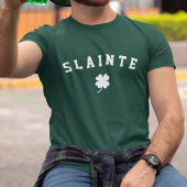 T-shirt Sláinte | Fête de la St Patrick en trèfle à quatre