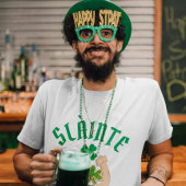 T-shirt SLÀINTE Funny Irish St. Patrick's Day Clover vert