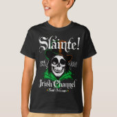 T-shirt Slainte Irish Channel New Orleans St Patricks Day (Devant)