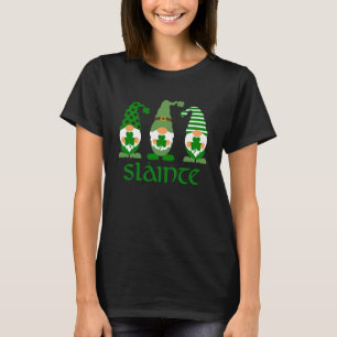T-shirt Slainte Irlandais Bravo Bonne Santé St Paddys Gnom
