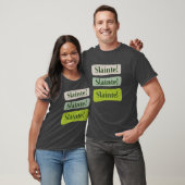 T-shirt Slainte Irlande Bonne santé St. Patrick's Day Gree (Unisexe)