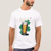 T-shirt Slàinte ! Saint Patrick's Day Pint of Beer on Gree (Devant)