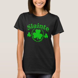 T-shirt Slainte Sláinte Irlandais salue la santé St Patric