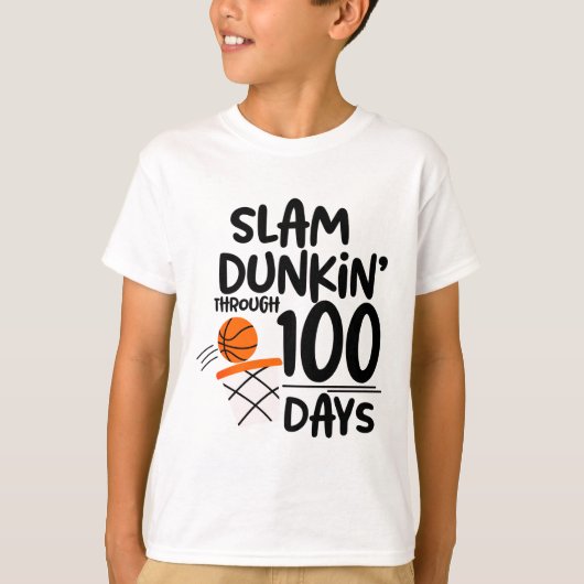 T-shirt Slam Dunkin' À 100 Jours (Devant)