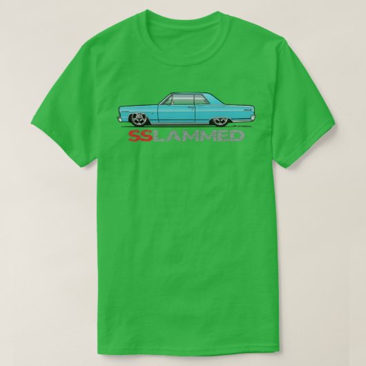 T-shirt Slammedaqua bleu (Design devant)
