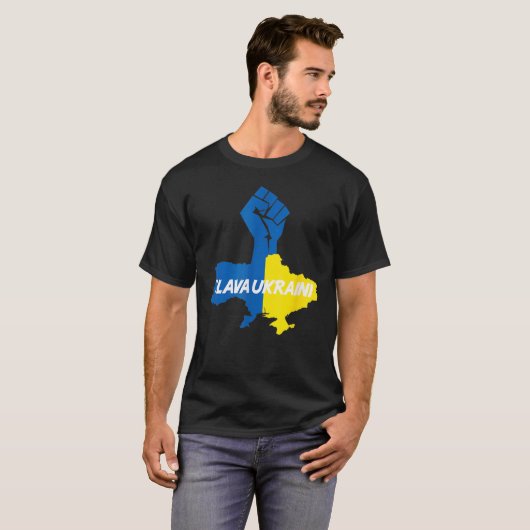 T-shirt Slava Ukraini Solidarité 1 (Devant entier)