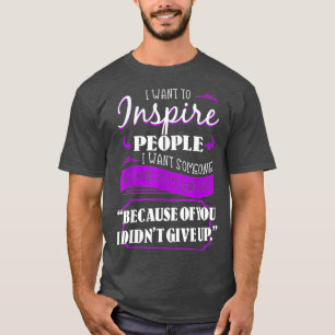 T-shirt SLE Sensibilisation Lupus Butterfly Rash Cure Purp