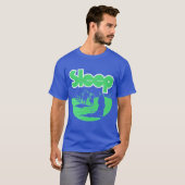 T-shirt Sleep Band Merch retro (Devant entier)