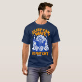 T-shirt Sleep Can Wait, The Plot Can't - Funny Book Lover (Devant entier)