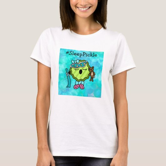 T-shirt Sleep Pickle | Douce chatte (Devant)