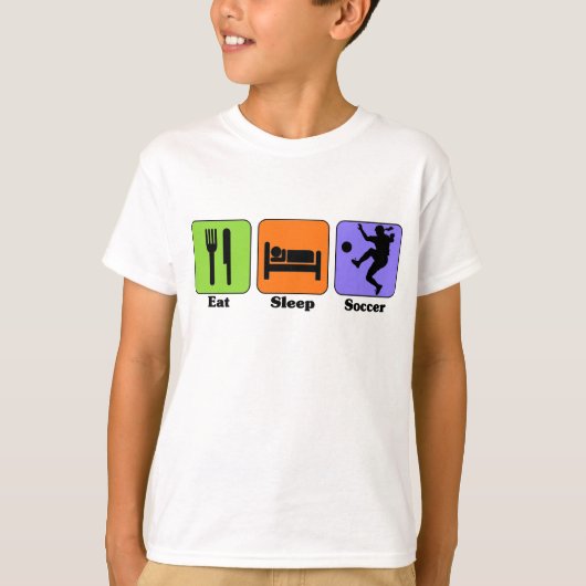 T-shirt Sleep Soccer (Devant)