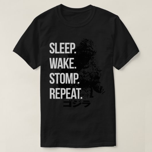 T-SHIRT SLEEP WASTOMP REPEAT G2K (Design devant)