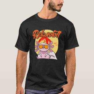 T-shirt Sleeping Axolotl Beach Aquarium mignon Axolotl enf