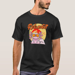 T-shirt Sleeping Axolotl Beach Aquarium mignon Axolotl enf