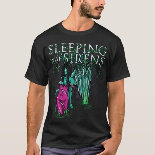 T-shirt Sleeping With Sirens (Devant)