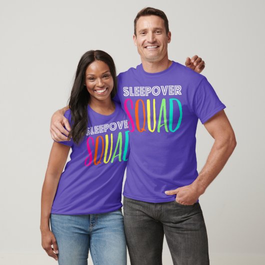 T-shirt Sleepover Squad Great for Slumber Party (Unisexe)