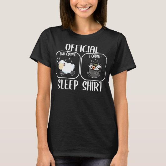 T-shirt Sleepshirt de Sheep Sushi (Devant)