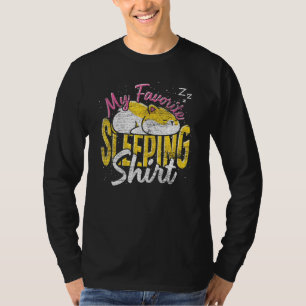 T-shirt Sleepy Animal Mon Hamster Sleeping Favori