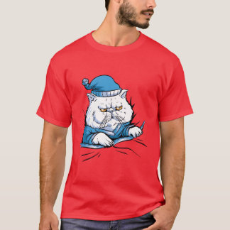 T-shirt Sleepy Cat ami