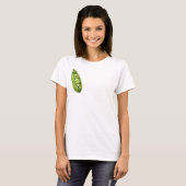 T-shirt Sleepy Peas in a Pod (Devant entier)