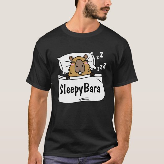 T-shirt Sleepybara Rodents (Devant)