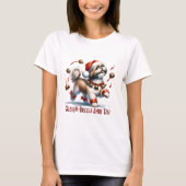 T-shirt Sleigh Bells Shih Tzu (Devant)