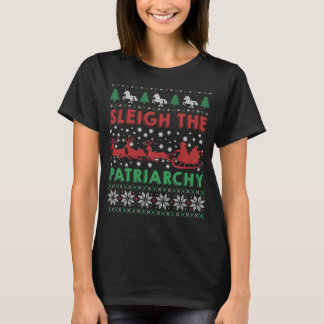 T-shirt Sleigh Le Mème Féministe Féministe Féministe Patri