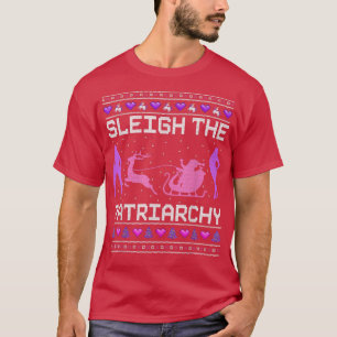 T-shirt Sleigh Le Mème Féministe Féministe Féministe Patri