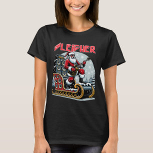 T-shirt Sleigher Hail Père Noël Lourd Metal Christmas Rock