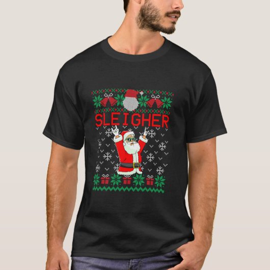 T-shirt Sleigher Heavy Metal Music (Devant)