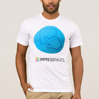 T-shirt slepen en neerzetten White