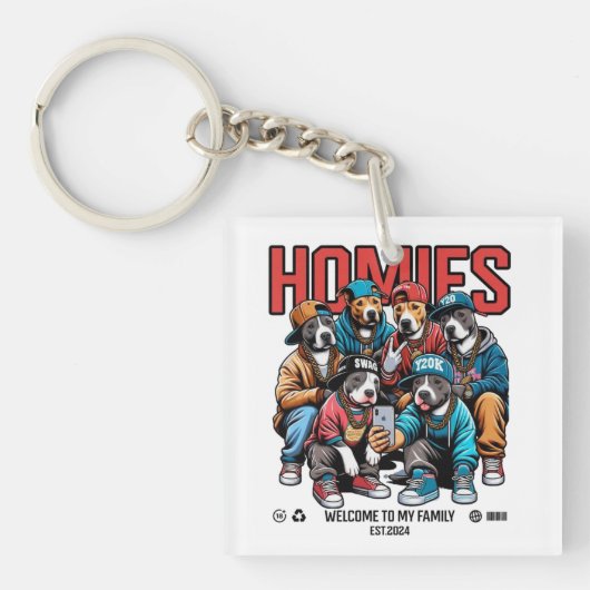 T-Shirt Sleutelhanger (voorkant)