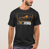 T-shirt Slide To Play Musical Instrument Musician Trombone (Devant)