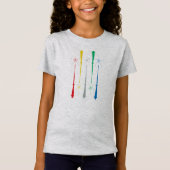 T-Shirt Slim Fit pour filles de baguettes magiques (Devant)