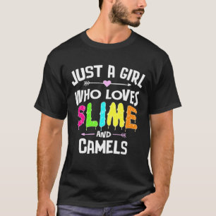 T-shirt Slime Et Cameaux Pour Filles Femmes