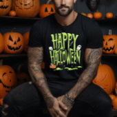 T-shirt Slime Vert Joyeux Halloween