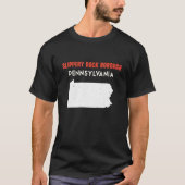 T-shirt Slippery Rock borough Pennsylvania USA State Ameri (Devant)