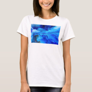 T-shirt SlipperyJoe's abstrait nuage artwork coloré surr