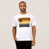 T-shirt SlipperyJoe's Bear Pride drapeau de la texture du (Devant entier)