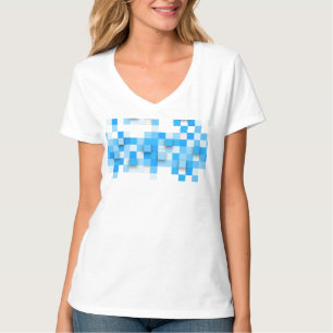 T-shirt SlipperyJoe's carré artwork mosaïque moderne trois