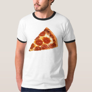 T-shirt SlipperyJoe's classique pepperoni pizza tranche fo