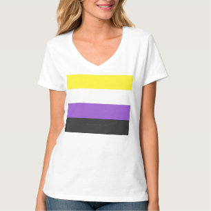 T-shirt SlipperyJoe's Nonbinary Pride Drapeau gay cadeaux 