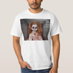T-shirt SlipperyJoe's old doll Happy Halloween creepy bloo