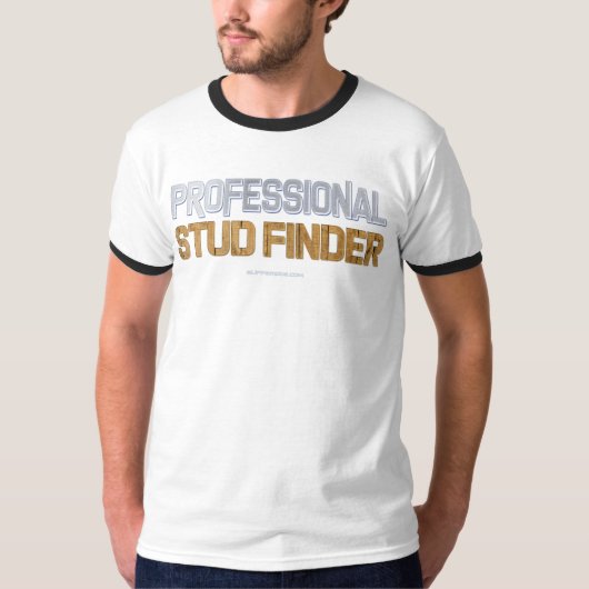 T-shirt SlipperyJoe's Professional Stud Finder bois 3D ème (Devant)