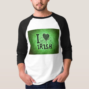 T-shirt SlipperyJoe's Saint-Patrick irlandais à trois feui