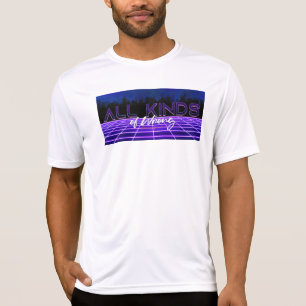 T-shirt SlipperyJoe's toutes sortes tort bold 3D texte ret