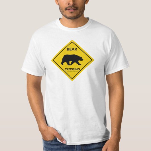 T-shirt SlipperySignal de passage de l'ours de Joe silhoue (Devant)