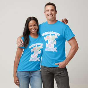 T-shirt Slogan amusant de bonbons Daffy For Taffy