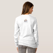 T-shirt slogan amusant photo de mignon chien chiot shar pe (Dos entier)