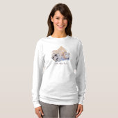 T-shirt slogan amusant photo de mignon chien chiot shar pe (Devant entier)
